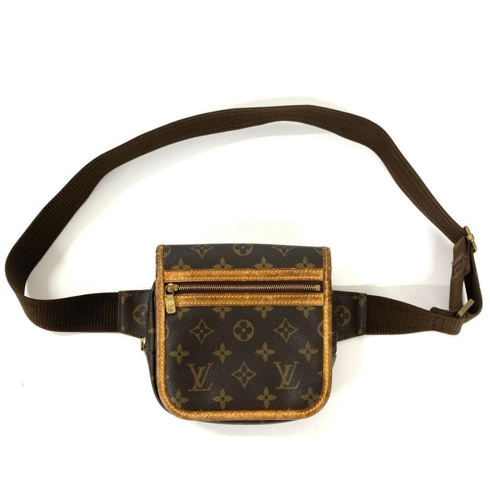 LOUIS VUITTON Authentic Brown Monogram Canvas Hobo Bag